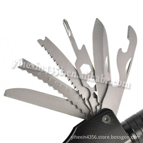 7 in 1 Multi Tools Emergency Tool Flashlight Cree XPE LED Flashlight